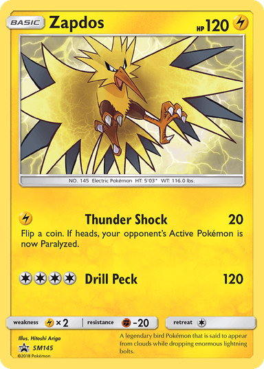 Zapdos, SM Black Star Promos SM145