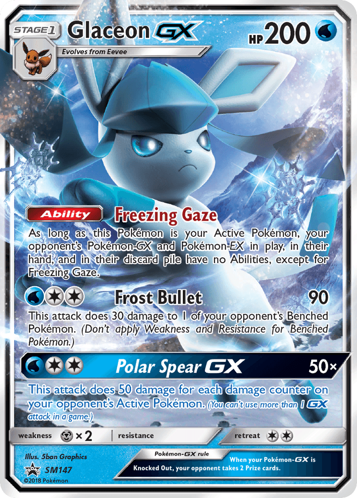 Glaceon-GX, SM Black Star Promos SM147