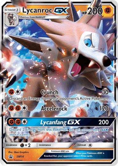 Lycanroc-GX, SM Black Star Promos SM14