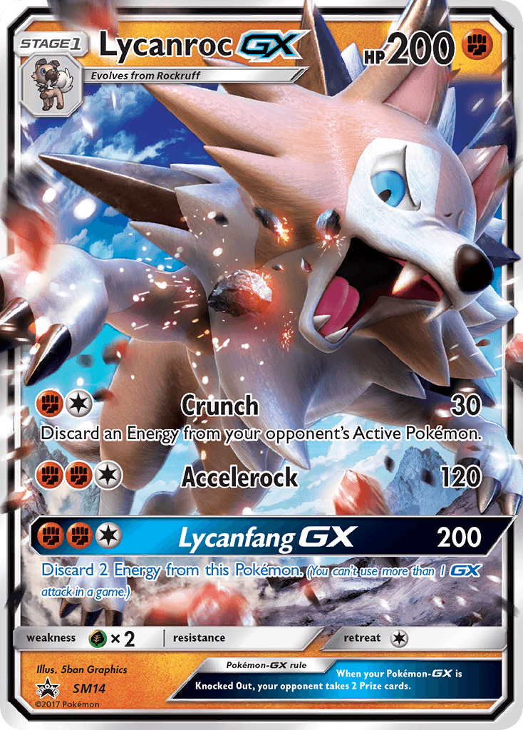 Lycanroc-GX, SM Black Star Promos SM14