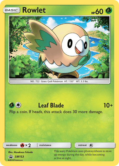 Rowlet, SM Black Star Promos SM153