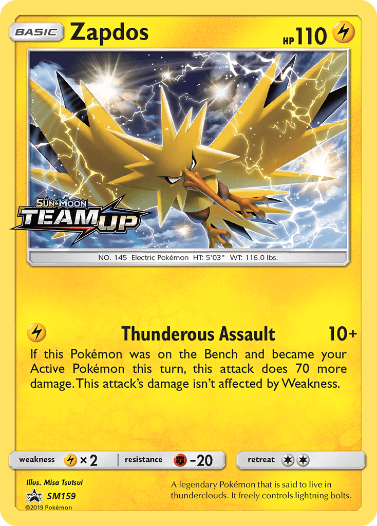 Zapdos, SM Black Star Promos SM159