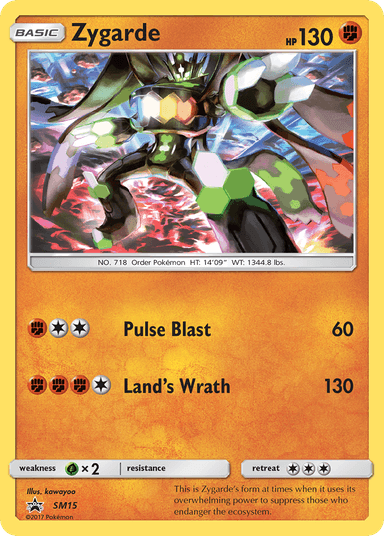 Zygarde, SM Black Star Promos SM15