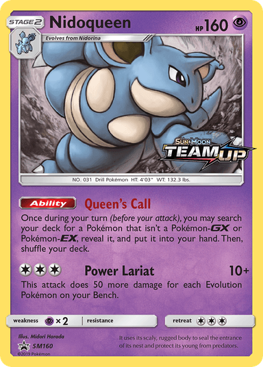 Nidoqueen, SM Black Star Promos SM160