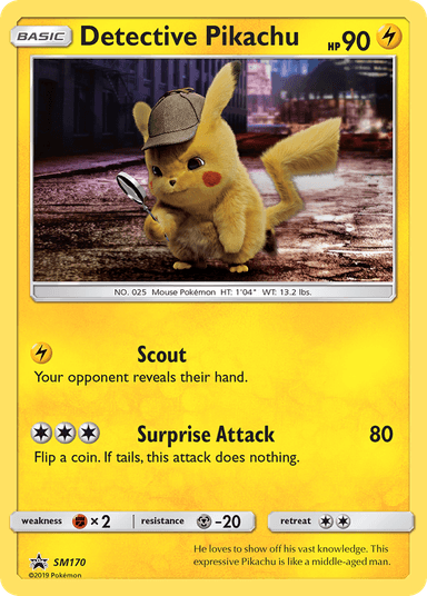 Detective Pikachu, SM Black Star Promos SM170