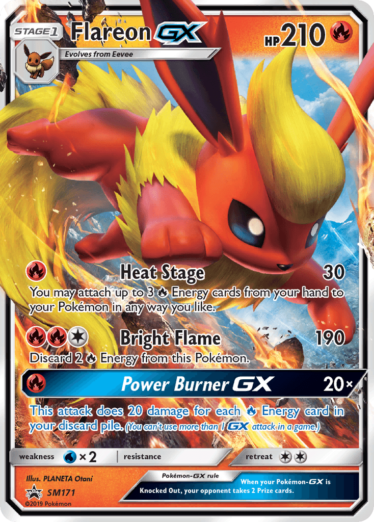 Flareon-GX, SM Black Star Promos SM171