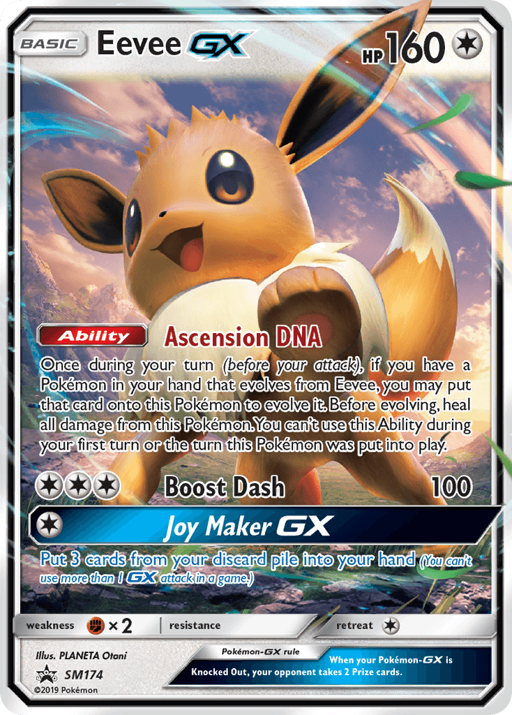 Eevee-GX, SM Black Star Promos SM174