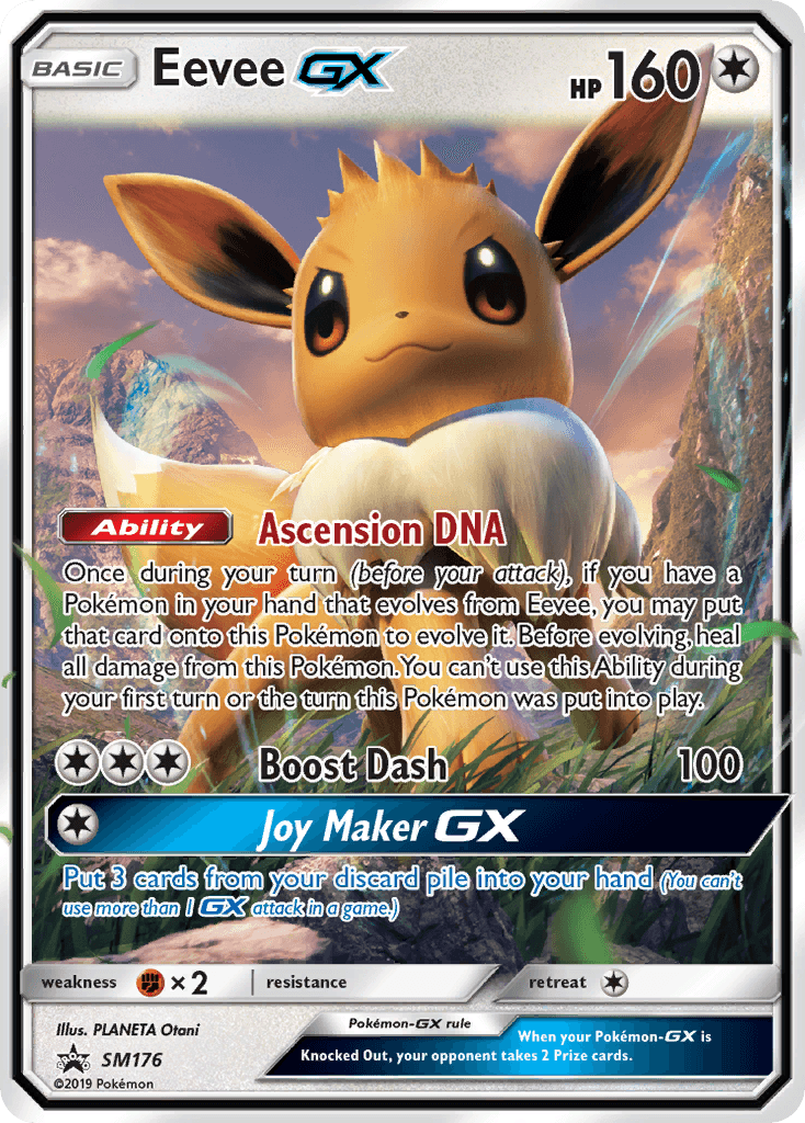 Eevee-GX, SM Black Star Promos SM176