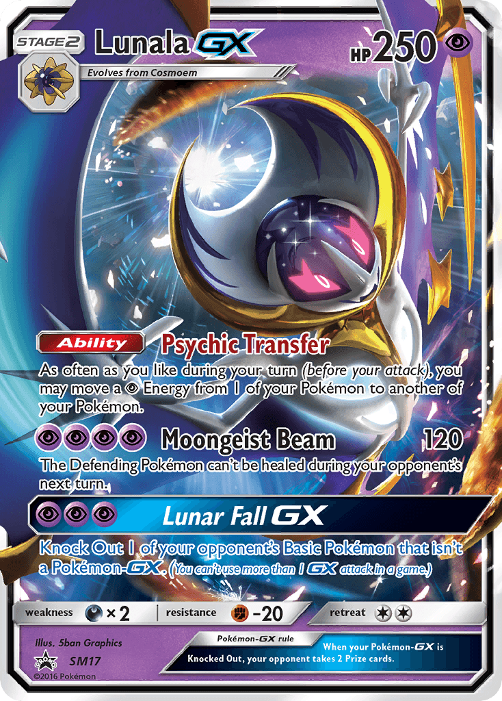 Lunala-GX, SM Black Star Promos SM17