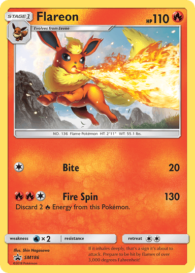 Flareon, SM Black Star Promos SM186
