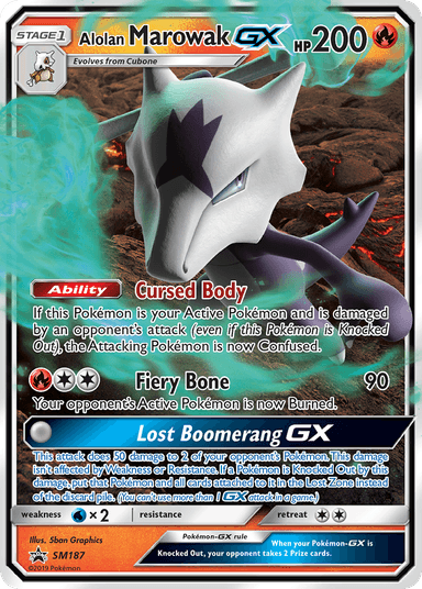 Alolan Marowak-GX, SM Black Star Promos SM187