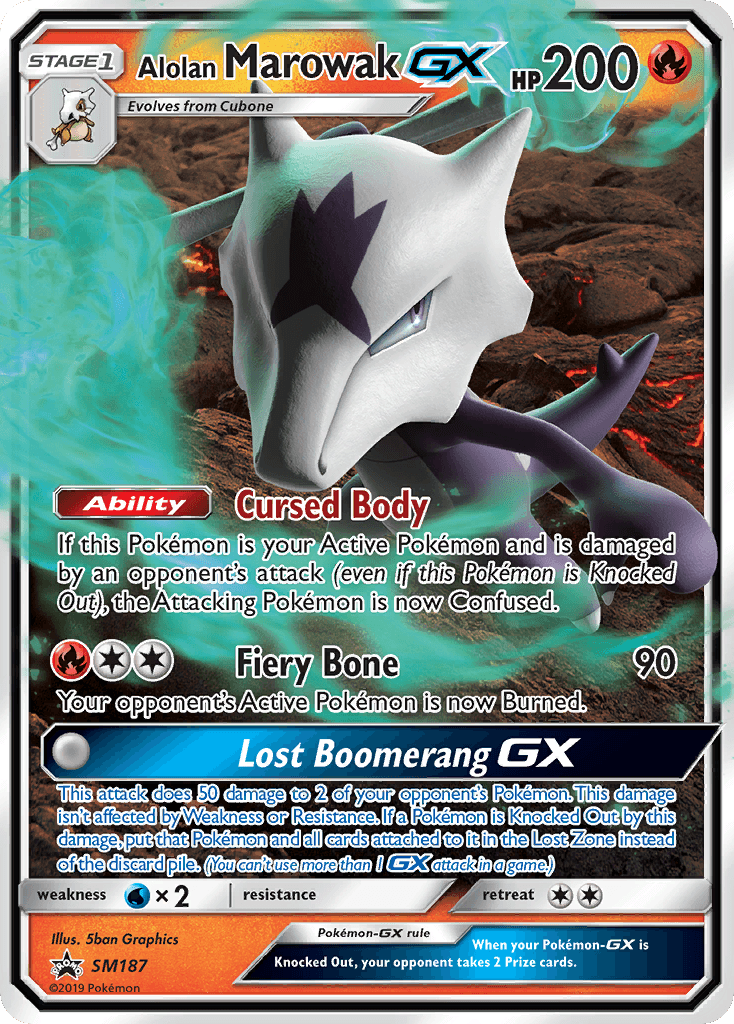 Alolan Marowak-GX, SM Black Star Promos SM187
