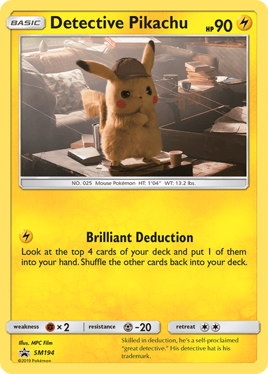 Detective Pikachu, SM Black Star Promos SM194