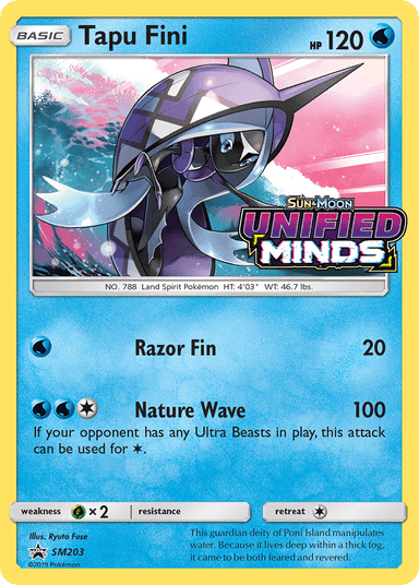 Tapu Fini, SM Black Star Promos SM203