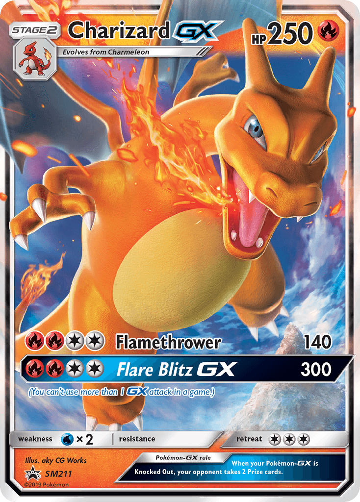 Charizard-GX, SM Black Star Promos SM211