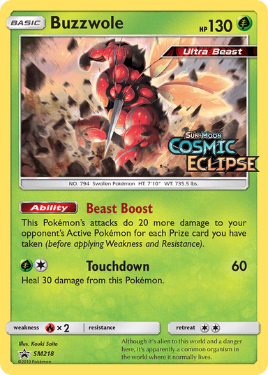 Buzzwole, SM Black Star Promos SM218