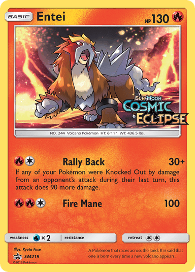 Entei, SM Black Star Promos SM219