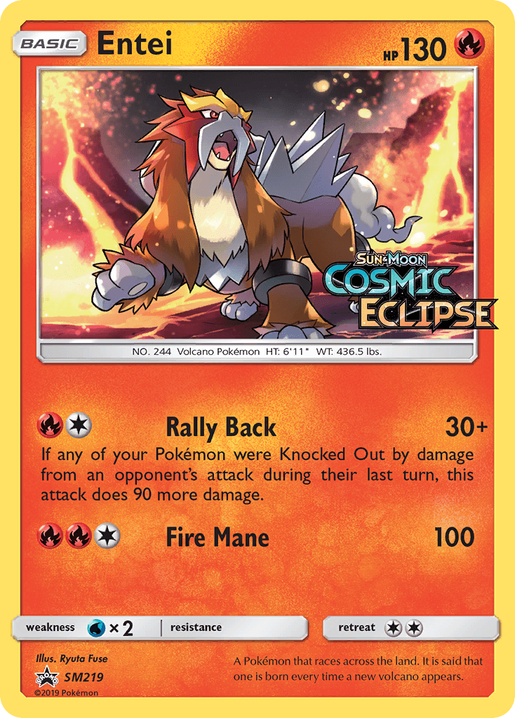 Entei, SM Black Star Promos SM219