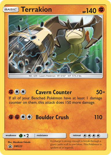 Terrakion, SM Black Star Promos SM223