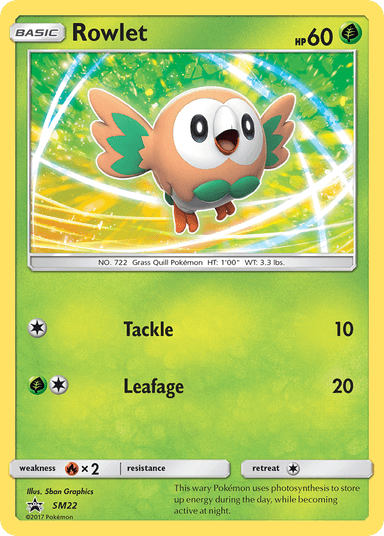 Rowlet, SM Black Star Promos SM22