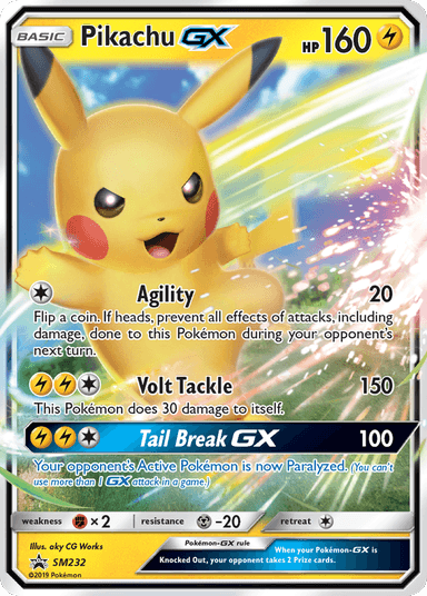 Pikachu-GX, SM Black Star Promos SM232