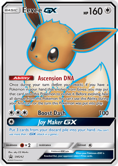 Eevee-GX, SM Black Star Promos SM242