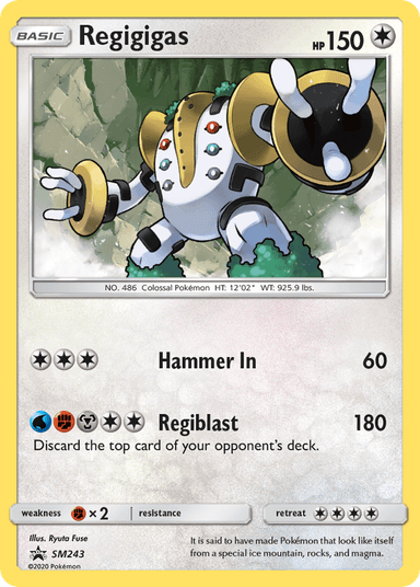 Regigigas, SM Black Star Promos SM243