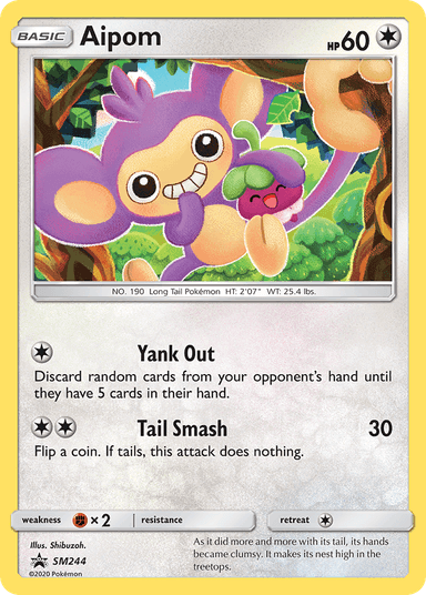 Aipom, SM Black Star Promos SM244