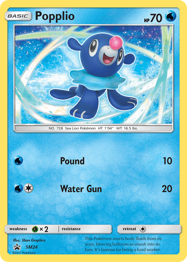 Popplio, SM Black Star Promos SM24