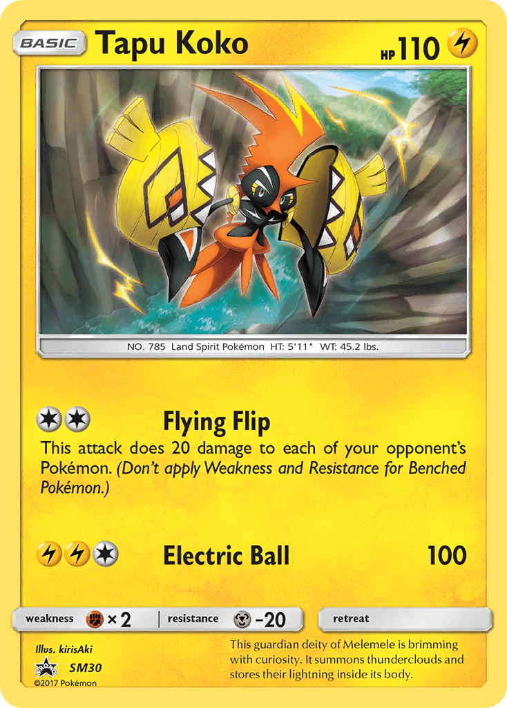 Tapu Koko, SM Black Star Promos SM30
