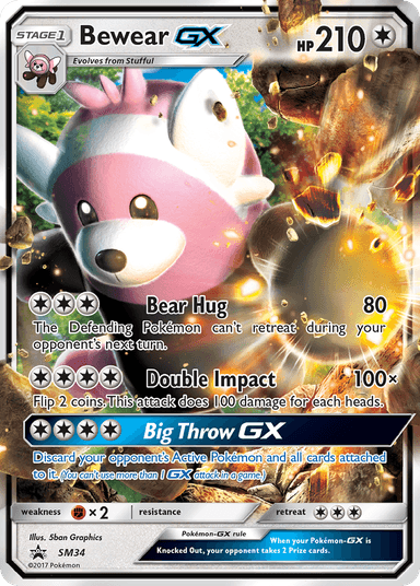 Bewear-GX, SM Black Star Promos SM34