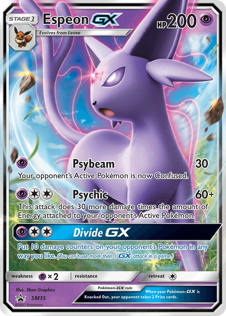 Espeon-GX, SM Black Star Promos SM35