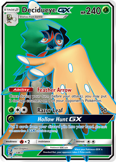 Decidueye-GX, SM Black Star Promos SM37