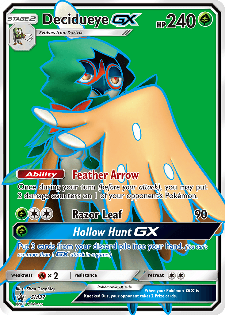 Decidueye-GX, SM Black Star Promos SM37