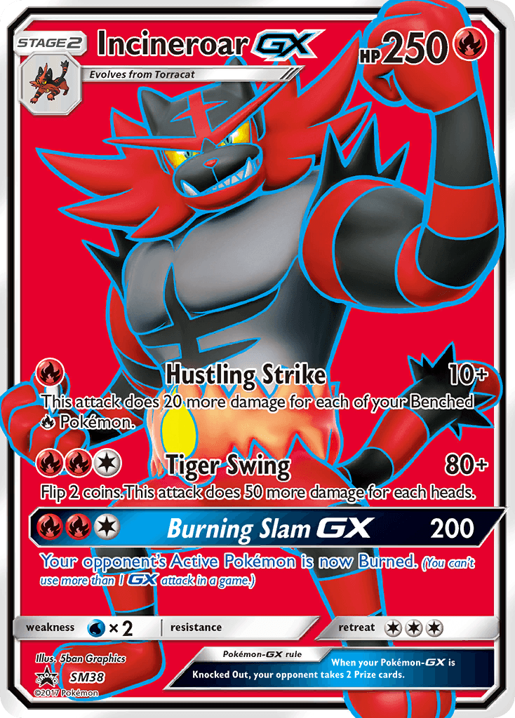 Incineroar-GX, SM Black Star Promos SM38