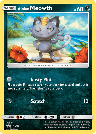 Alolan Meowth, SM Black Star Promos SM51