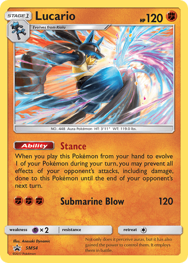 Lucario, SM Black Star Promos SM54