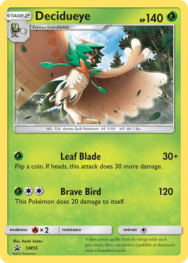 Decidueye, SM Black Star Promos SM55