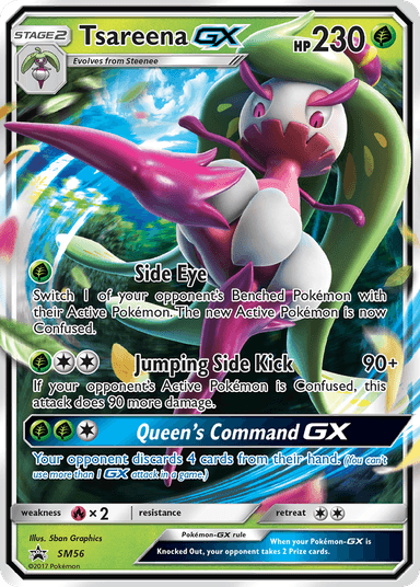 Tsareena-GX, SM Black Star Promos SM56