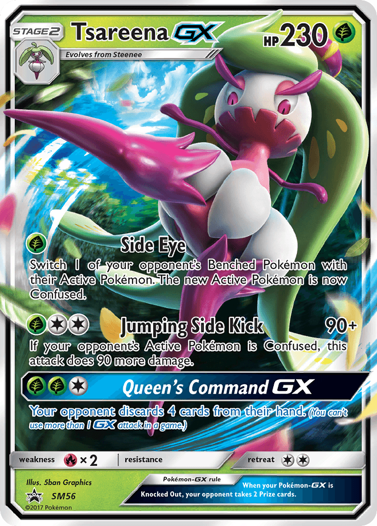 Tsareena-GX, SM Black Star Promos SM56