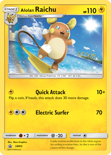 Alolan Raichu, SM Black Star Promos SM65