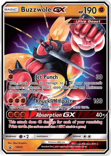 Buzzwole-GX, SM Black Star Promos SM69
