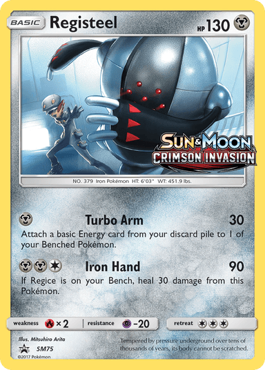 Registeel, SM Black Star Promos SM75