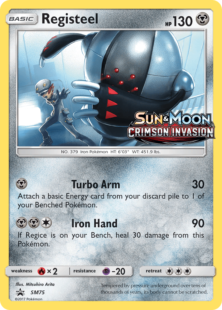 Registeel, SM Black Star Promos SM75