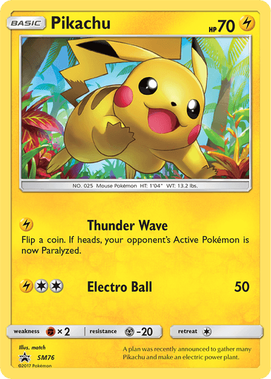 Pikachu, SM Black Star Promos SM76