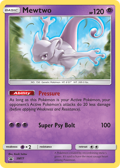 Mewtwo, SM Black Star Promos SM77
