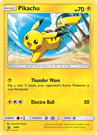 Pikachu, SM Black Star Promos SM81