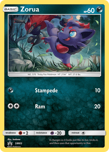Zorua, SM Black Star Promos SM83