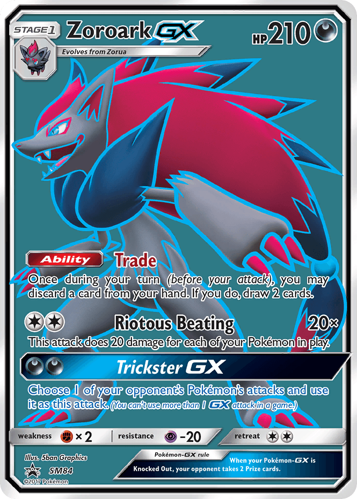 Zoroark-GX, SM Black Star Promos SM84