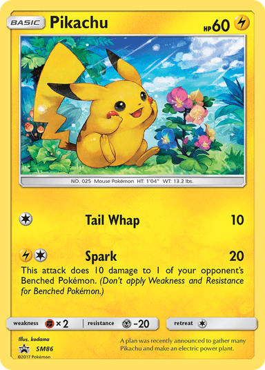 Pikachu, SM Black Star Promos SM86